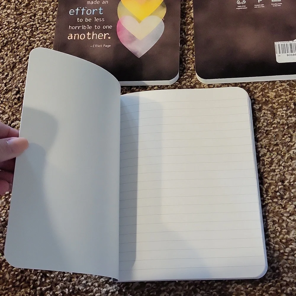 Tree Free Heart Design Notebooks